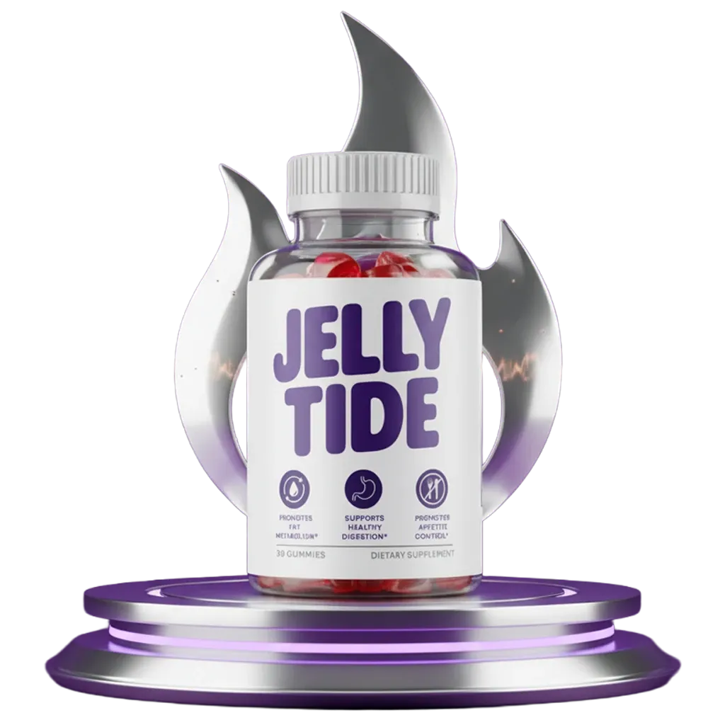 JellyTide wellness support gummies bottles
